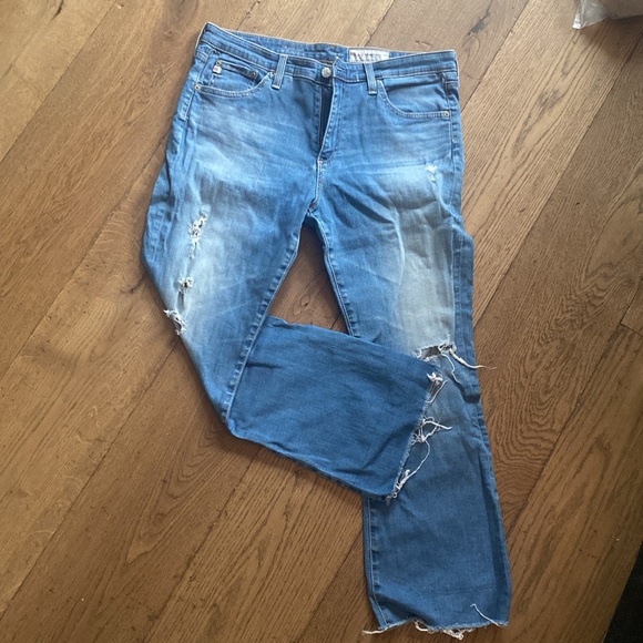 AG-ED (Adriano Goldschmied) The Jodi Crop Jeans Denim sz31 - Picture 5 of 11